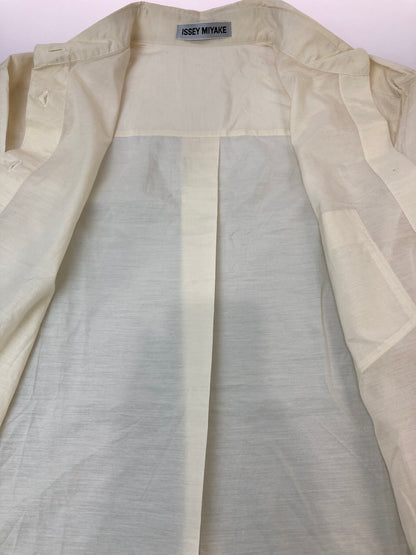 【中古品】【メンズ】 ISSEY MIYAKE イッセイミヤケ 90S COTTON CUPRO SHIRT コットン キュプラ シャツ トップス 140-251102-zi-36-min サイズ：M 万代Net店
