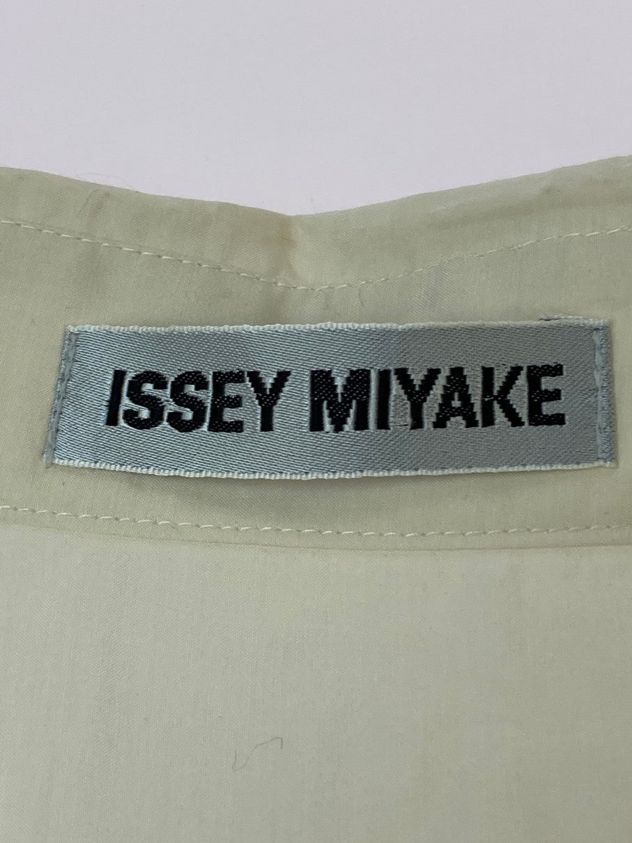 【中古品】【メンズ】 ISSEY MIYAKE イッセイミヤケ 90S COTTON CUPRO SHIRT コットン キュプラ シャツ トップス 140-251102-zi-36-min サイズ：M 万代Net店