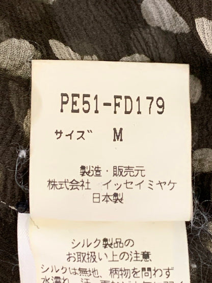 【中古品】【レディース】 ISSEY MIYAKE イッセイミヤケ PE51-FD179 DOT SILK JACKET ドット シルク ジャケット ライトアウター 170-251101-AS-48-min サイズ：M カラー：ブラウン 万代Net店