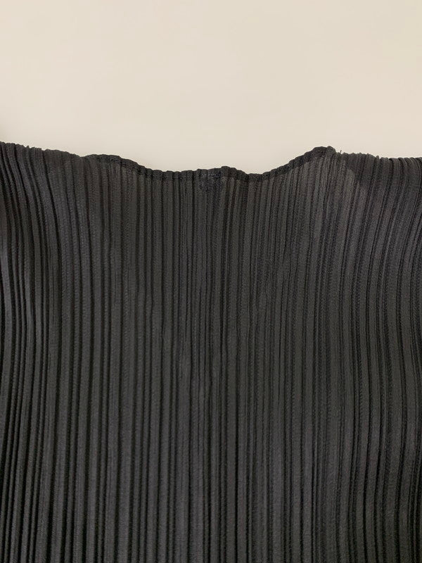 【中古品】【レディース】 PLEATS PLEASE ISSEY MIYAKE プリーツプリーズイッセイミヤケ PP04-J0607 PLEATS CARDIGAN プリーツ カーディガン 170-251101-AS-47-min サイズ：3 カラー：ブラック 万代Net店