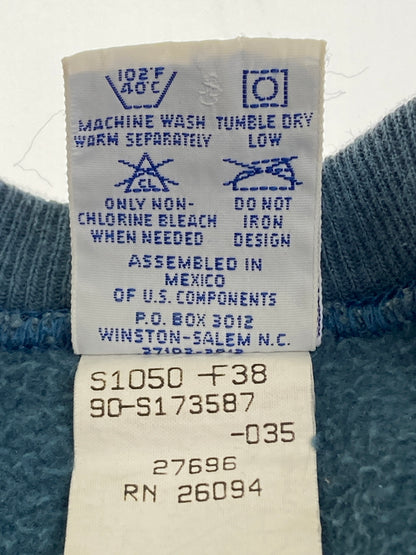 【中古品】【メンズ】 Champion チャンピオン 90S REVERSE WEAVE SWEATSHIRT ICEBLUE スウェット トレーナー リバースウィーブ 146-251101-AS-14-min サイズ：XL カラー：ブルー 万代Net店