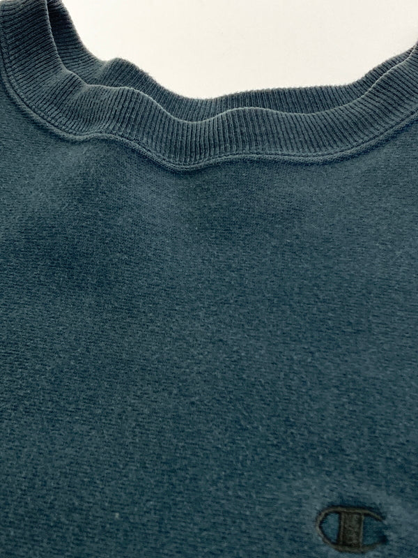 【中古品】【メンズ】 Champion チャンピオン 90S REVERSE WEAVE SWEATSHIRT ICEBLUE スウェット トレーナー リバースウィーブ 146-251101-AS-14-min サイズ：XL カラー：ブルー 万代Net店