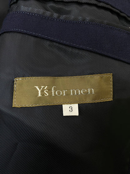 【現状渡し品】【メンズ】 Y's for men ワイズ フォー メン 99AW 3B TAILORED JACKET MN-J04-103 3B テーラードジャケット トップス 140-251106-kk-02-min サイズ：3 カラー：パープル 万代Net店