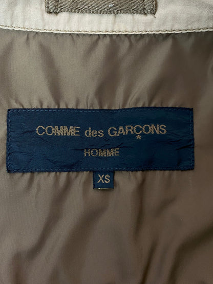 【中古品】【メンズ】 COMME des GARCONS HOMME コムデギャルソンオム PUCKERING COTTON COVERALL HG-J038 AD2010 パッカリング コットン カバーオール ライトアウター ジャケット 140-251106-kk-01-min サイズ：XS カラー：ベージュ 万代Net店