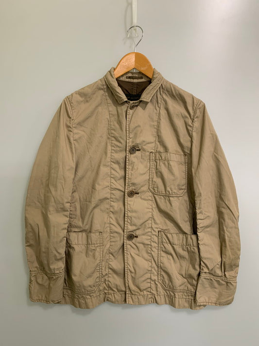 【中古品】【メンズ】 COMME des GARCONS HOMME コムデギャルソンオム PUCKERING JACKET HG-J037 パッカリング ステッチ コットン ミリタリー デッキジャケット メンズ アウター 140-251109-em-04-min サイズ：S カラー：ベージュ 万代Net店