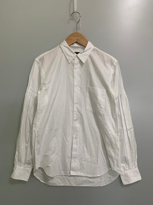 【中古品】【メンズ】 COMME des GARCONS HOMME PLUS コムデギャルソンオムプリュス PUFF SLEEVE SHIRT PD-B030 パフ スリーブ シャツ メンズ 長袖 トップス 140-251109-em-22-min サイズ：XS カラー：ホワイト 万代Net店