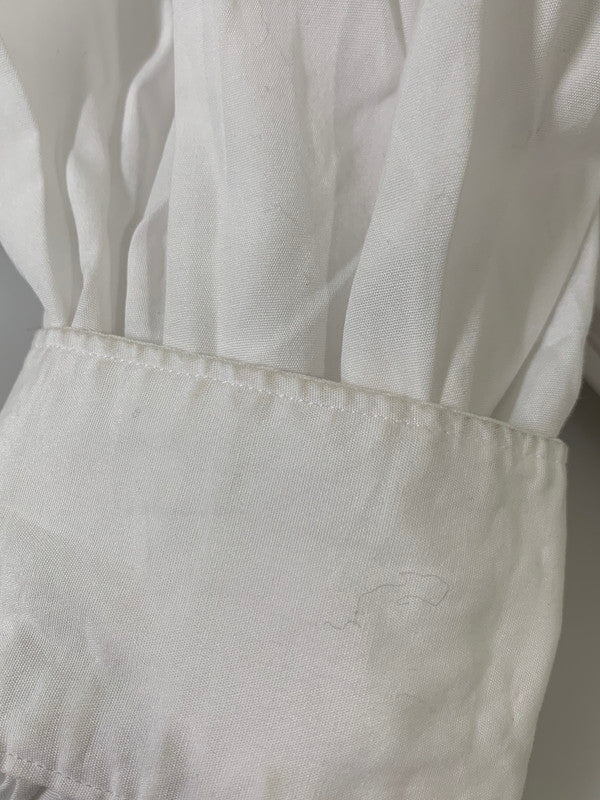 【中古品】【メンズ】 COMME des GARCONS HOMME PLUS コムデギャルソンオムプリュス PUFF SLEEVE SHIRT PD-B030 パフ スリーブ シャツ メンズ 長袖 トップス 140-251109-em-22-min サイズ：XS カラー：ホワイト 万代Net店
