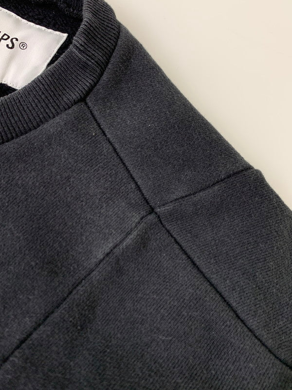 【中古品】【メンズ】 WTAPS ダブルタップス 192ATNHD-CSM02S xNEIGHBORHOOD 19AW RIPPER CREW NECK SWEATSHIRT クルーネック スウェットシャツ トレーナー 142-251101-AS-36-min サイズ：03 カラー：ブラック 万代Net店