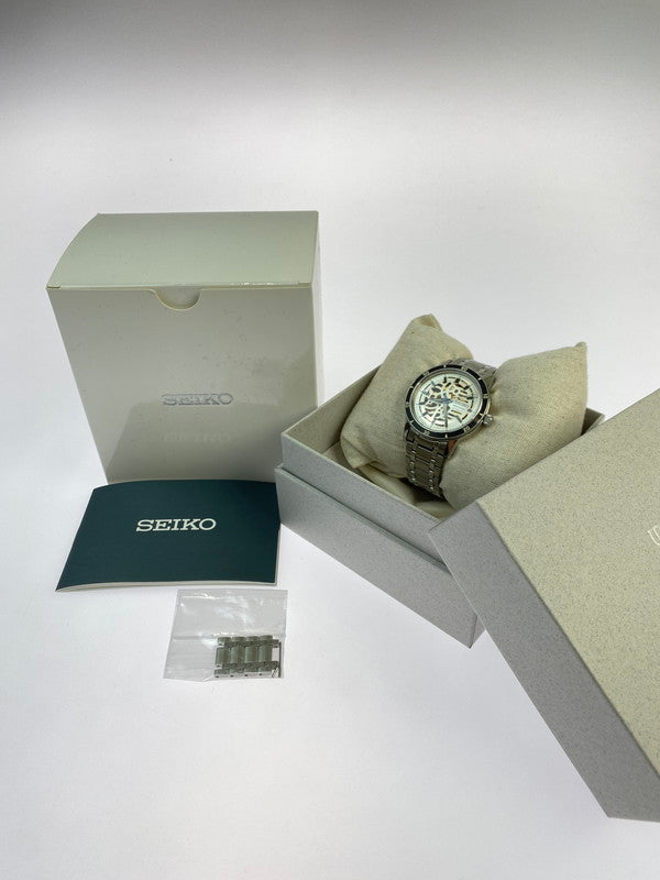 【中古品】【メンズ】 SEIKO セイコー PRESAGE STYLE 60'S 自動巻き時計 SARY255 60年代 プレステージ スタイル 腕時計 197-251112-jt-11-min カラー：シルバー 万代Net店