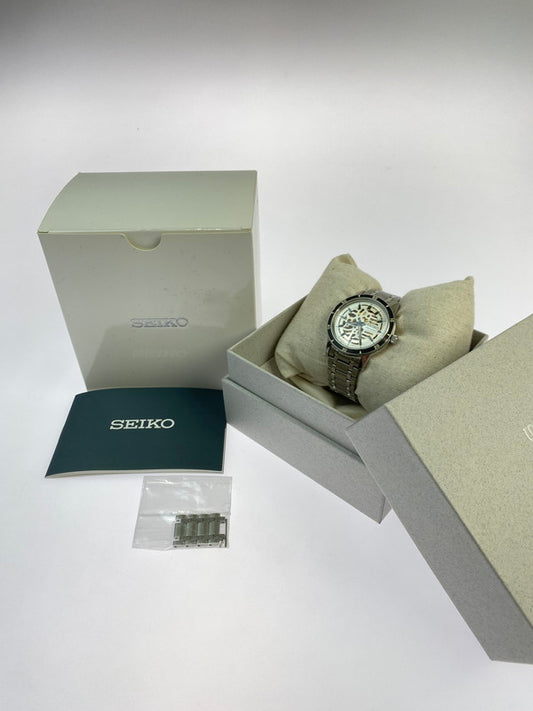【中古品】【メンズ】 SEIKO セイコー PRESAGE STYLE 60'S 自動巻き時計 SARY255 60年代 プレステージ スタイル 腕時計 197-251112-jt-11-min カラー：シルバー 万代Net店