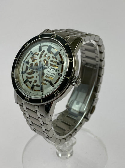 【中古品】【メンズ】 SEIKO セイコー PRESAGE STYLE 60'S 自動巻き時計 SARY255 60年代 プレステージ スタイル 腕時計 197-251112-jt-11-min カラー：シルバー 万代Net店