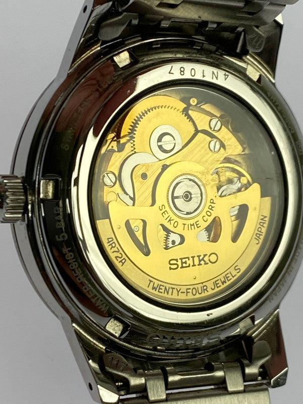 【中古品】【メンズ】 SEIKO セイコー PRESAGE STYLE 60'S 自動巻き時計 SARY255 60年代 プレステージ スタイル 腕時計 197-251112-jt-11-min カラー：シルバー 万代Net店