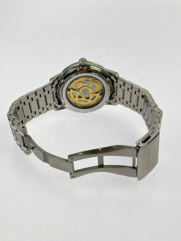 【中古品】【メンズ】 SEIKO セイコー PRESAGE STYLE 60'S 自動巻き時計 SARY255 60年代 プレステージ スタイル 腕時計 197-251112-jt-11-min カラー：シルバー 万代Net店