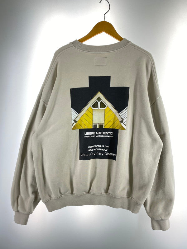 【現状渡し品】【メンズ】 LIBERE リベーレ 1DAY SWEATSHIRT スウェットシャツ トップス 142-251222-zi-45-min サイズ：M 万代Net店