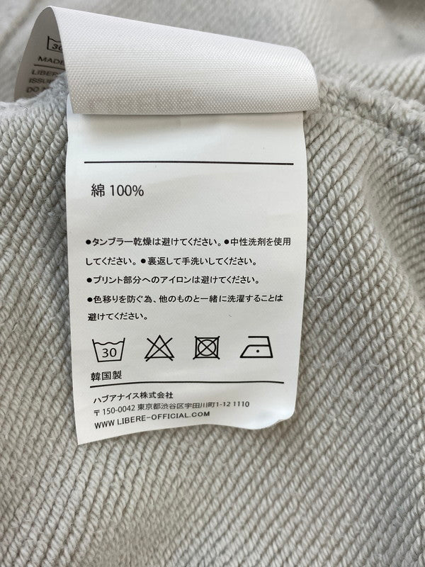 【現状渡し品】【メンズ】 LIBERE リベーレ 1DAY SWEATSHIRT スウェットシャツ トップス 142-251222-zi-45-min サイズ：M 万代Net店