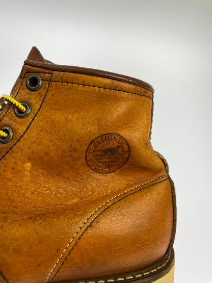 【中古品】【メンズ】 RED WING レッドウィング 875 6-INCH CLASSIC MOC TOE BOOTS IRISH SETTER 6インチ クラシックモックトゥー ブーツ アイリッシュセッター 犬刻印 革靴 164-251113-kk-22-min サイズ：7 1/2 E カラー：オロレガシー 万代Net店