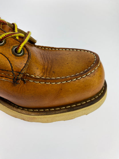 【中古品】【メンズ】 RED WING レッドウィング 875 6-INCH CLASSIC MOC TOE BOOTS IRISH SETTER 6インチ クラシックモックトゥー ブーツ アイリッシュセッター 犬刻印 革靴 164-251113-kk-22-min サイズ：7 1/2 E カラー：オロレガシー 万代Net店