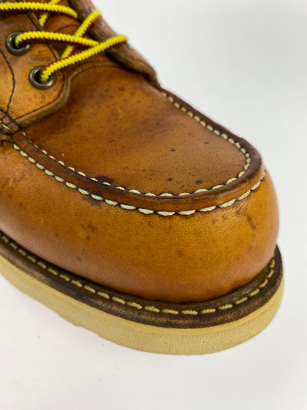 【中古品】【メンズ】 RED WING レッドウィング 875 6-INCH CLASSIC MOC TOE BOOTS IRISH SETTER 6インチ クラシックモックトゥー ブーツ アイリッシュセッター 犬刻印 革靴 164-251113-kk-22-min サイズ：7 1/2 E カラー：オロレガシー 万代Net店