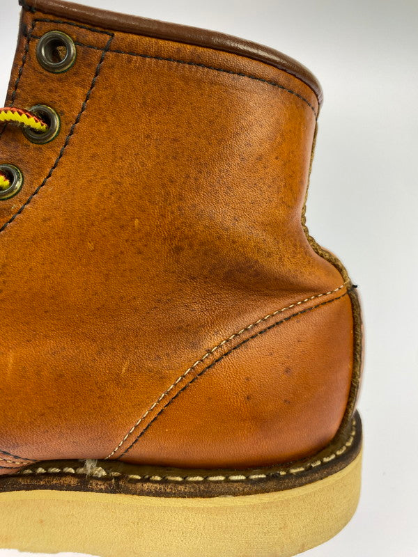 【中古品】【メンズ】 RED WING レッドウィング 875 6-INCH CLASSIC MOC TOE BOOTS IRISH SETTER 6インチ クラシックモックトゥー ブーツ アイリッシュセッター 犬刻印 革靴 164-251113-kk-22-min サイズ：7 1/2 E カラー：オロレガシー 万代Net店