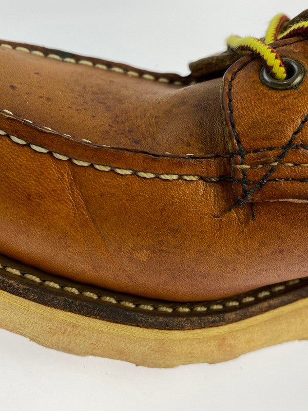 【中古品】【メンズ】 RED WING レッドウィング 875 6-INCH CLASSIC MOC TOE BOOTS IRISH SETTER 6インチ クラシックモックトゥー ブーツ アイリッシュセッター 犬刻印 革靴 164-251113-kk-22-min サイズ：7 1/2 E カラー：オロレガシー 万代Net店