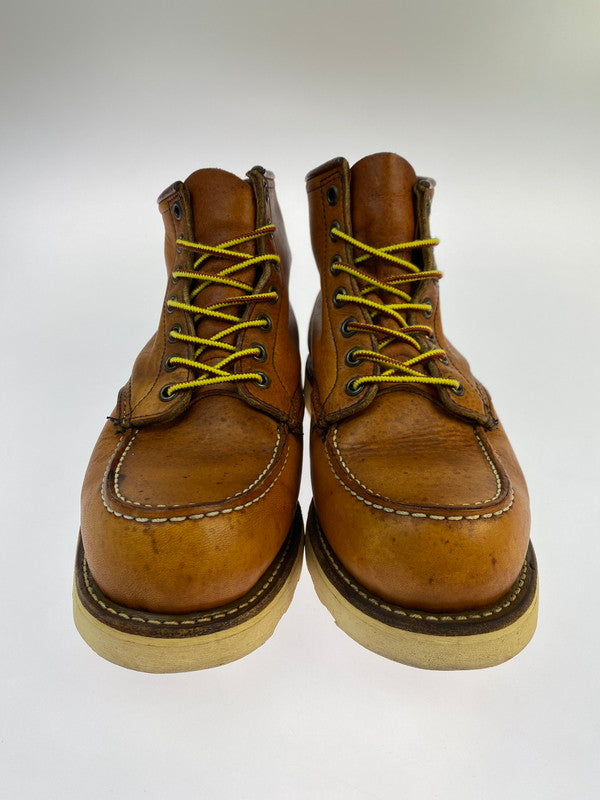 【中古品】【メンズ】 RED WING レッドウィング 875 6-INCH CLASSIC MOC TOE BOOTS IRISH SETTER 6インチ クラシックモックトゥー ブーツ アイリッシュセッター 犬刻印 革靴 164-251113-kk-22-min サイズ：7 1/2 E カラー：オロレガシー 万代Net店