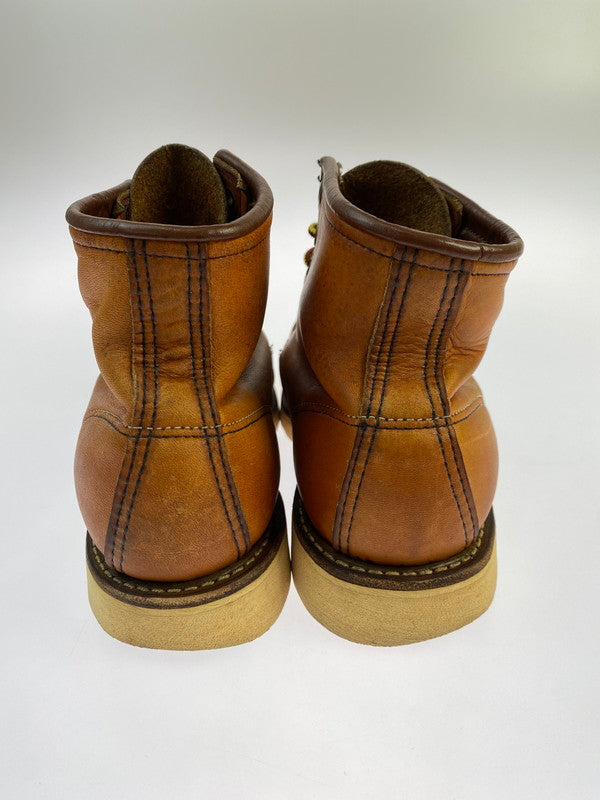 【中古品】【メンズ】 RED WING レッドウィング 875 6-INCH CLASSIC MOC TOE BOOTS IRISH SETTER 6インチ クラシックモックトゥー ブーツ アイリッシュセッター 犬刻印 革靴 164-251113-kk-22-min サイズ：7 1/2 E カラー：オロレガシー 万代Net店