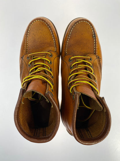 【中古品】【メンズ】 RED WING レッドウィング 875 6-INCH CLASSIC MOC TOE BOOTS IRISH SETTER 6インチ クラシックモックトゥー ブーツ アイリッシュセッター 犬刻印 革靴 164-251113-kk-22-min サイズ：7 1/2 E カラー：オロレガシー 万代Net店