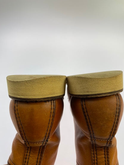 【中古品】【メンズ】 RED WING レッドウィング 875 6-INCH CLASSIC MOC TOE BOOTS IRISH SETTER 6インチ クラシックモックトゥー ブーツ アイリッシュセッター 犬刻印 革靴 164-251113-kk-22-min サイズ：7 1/2 E カラー：オロレガシー 万代Net店