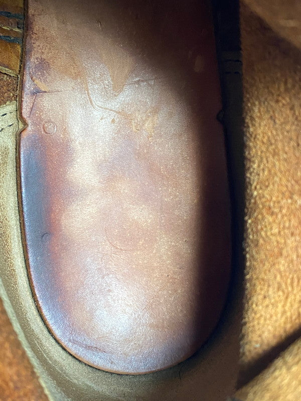 【中古品】【メンズ】 RED WING レッドウィング 875 6-INCH CLASSIC MOC TOE BOOTS IRISH SETTER 6インチ クラシックモックトゥー ブーツ アイリッシュセッター 犬刻印 革靴 164-251113-kk-22-min サイズ：7 1/2 E カラー：オロレガシー 万代Net店