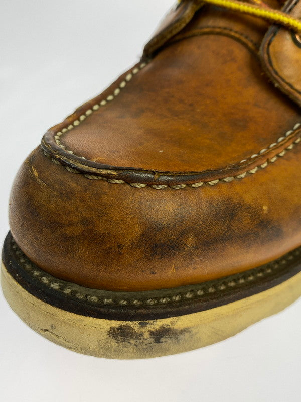 【中古品】【メンズ】 RED WING レッドウィング 875 6-INCH CLASSIC MOC TOE BOOTS IRISH SETTER 6インチ クラシックモックトゥー ブーツ アイリッシュセッター 犬刻印 革靴 164-251113-kk-23-min サイズ：8 1/2 D カラー：オロレガシー 万代Net店