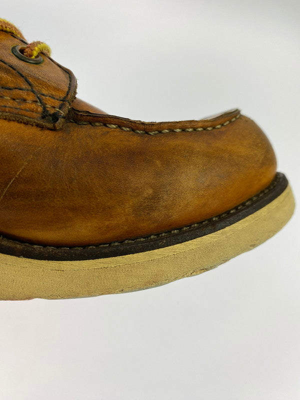 【中古品】【メンズ】 RED WING レッドウィング 875 6-INCH CLASSIC MOC TOE BOOTS IRISH SETTER 6インチ クラシックモックトゥー ブーツ アイリッシュセッター 犬刻印 革靴 164-251113-kk-23-min サイズ：8 1/2 D カラー：オロレガシー 万代Net店