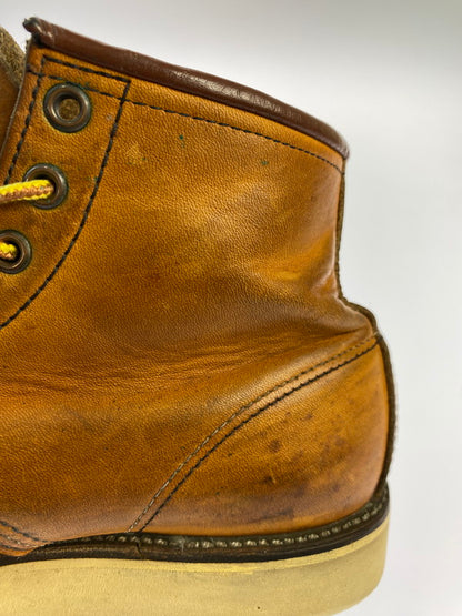 【中古品】【メンズ】 RED WING レッドウィング 875 6-INCH CLASSIC MOC TOE BOOTS IRISH SETTER 6インチ クラシックモックトゥー ブーツ アイリッシュセッター 犬刻印 革靴 164-251113-kk-23-min サイズ：8 1/2 D カラー：オロレガシー 万代Net店