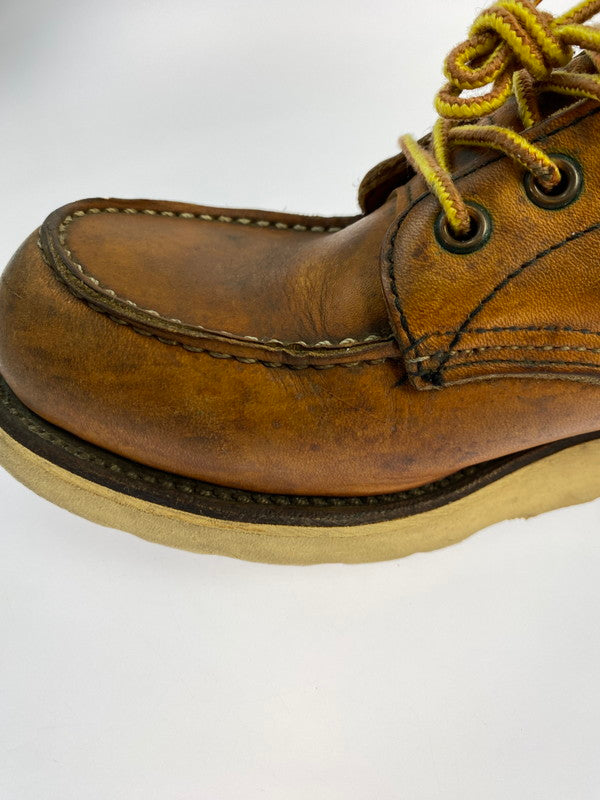【中古品】【メンズ】 RED WING レッドウィング 875 6-INCH CLASSIC MOC TOE BOOTS IRISH SETTER 6インチ クラシックモックトゥー ブーツ アイリッシュセッター 犬刻印 革靴 164-251113-kk-23-min サイズ：8 1/2 D カラー：オロレガシー 万代Net店