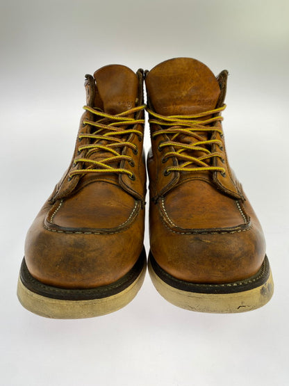 【中古品】【メンズ】 RED WING レッドウィング 875 6-INCH CLASSIC MOC TOE BOOTS IRISH SETTER 6インチ クラシックモックトゥー ブーツ アイリッシュセッター 犬刻印 革靴 164-251113-kk-23-min サイズ：8 1/2 D カラー：オロレガシー 万代Net店