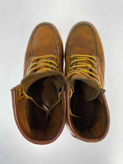 【中古品】【メンズ】 RED WING レッドウィング 875 6-INCH CLASSIC MOC TOE BOOTS IRISH SETTER 6インチ クラシックモックトゥー ブーツ アイリッシュセッター 犬刻印 革靴 164-251113-kk-23-min サイズ：8 1/2 D カラー：オロレガシー 万代Net店