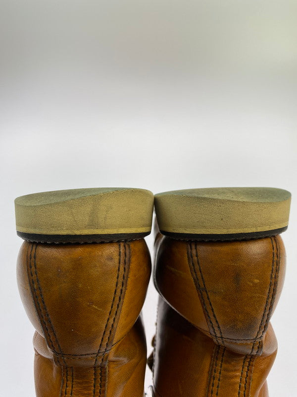 【中古品】【メンズ】 RED WING レッドウィング 875 6-INCH CLASSIC MOC TOE BOOTS IRISH SETTER 6インチ クラシックモックトゥー ブーツ アイリッシュセッター 犬刻印 革靴 164-251113-kk-23-min サイズ：8 1/2 D カラー：オロレガシー 万代Net店