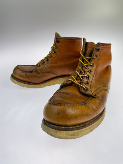 【中古品】【メンズ】 RED WING レッドウィング 875 6-INCH CLASSIC MOC TOE BOOTS IRISH SETTER 6インチ クラシックモックトゥー ブーツ アイリッシュセッター 犬刻印 革靴 164-251113-kk-24-min サイズ：9 D カラー：オロレガシー 万代Net店
