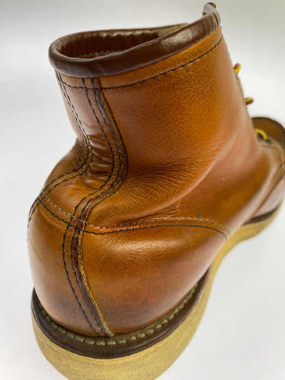 【中古品】【メンズ】 RED WING レッドウィング 875 6-INCH CLASSIC MOC TOE BOOTS IRISH SETTER 6インチ クラシックモックトゥー ブーツ アイリッシュセッター 犬刻印 革靴 164-251113-kk-24-min サイズ：9 D カラー：オロレガシー 万代Net店