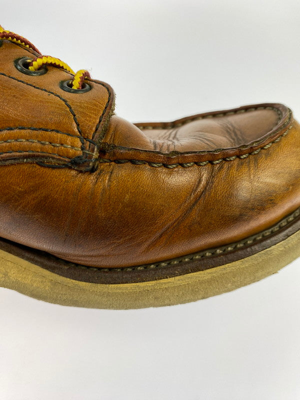【中古品】【メンズ】 RED WING レッドウィング 875 6-INCH CLASSIC MOC TOE BOOTS IRISH SETTER 6インチ クラシックモックトゥー ブーツ アイリッシュセッター 犬刻印 革靴 164-251113-kk-24-min サイズ：9 D カラー：オロレガシー 万代Net店