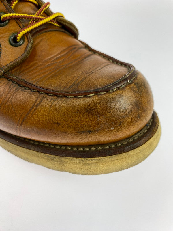 【中古品】【メンズ】 RED WING レッドウィング 875 6-INCH CLASSIC MOC TOE BOOTS IRISH SETTER 6インチ クラシックモックトゥー ブーツ アイリッシュセッター 犬刻印 革靴 164-251113-kk-24-min サイズ：9 D カラー：オロレガシー 万代Net店