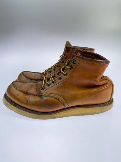 【中古品】【メンズ】 RED WING レッドウィング 875 6-INCH CLASSIC MOC TOE BOOTS IRISH SETTER 6インチ クラシックモックトゥー ブーツ アイリッシュセッター 犬刻印 革靴 164-251113-kk-24-min サイズ：9 D カラー：オロレガシー 万代Net店