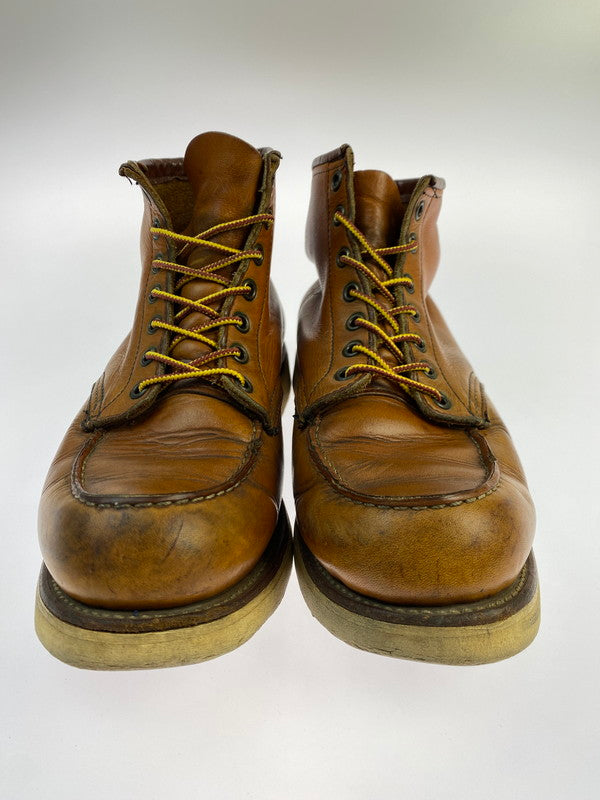 【中古品】【メンズ】 RED WING レッドウィング 875 6-INCH CLASSIC MOC TOE BOOTS IRISH SETTER 6インチ クラシックモックトゥー ブーツ アイリッシュセッター 犬刻印 革靴 164-251113-kk-24-min サイズ：9 D カラー：オロレガシー 万代Net店
