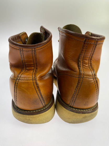 【中古品】【メンズ】 RED WING レッドウィング 875 6-INCH CLASSIC MOC TOE BOOTS IRISH SETTER 6インチ クラシックモックトゥー ブーツ アイリッシュセッター 犬刻印 革靴 164-251113-kk-24-min サイズ：9 D カラー：オロレガシー 万代Net店