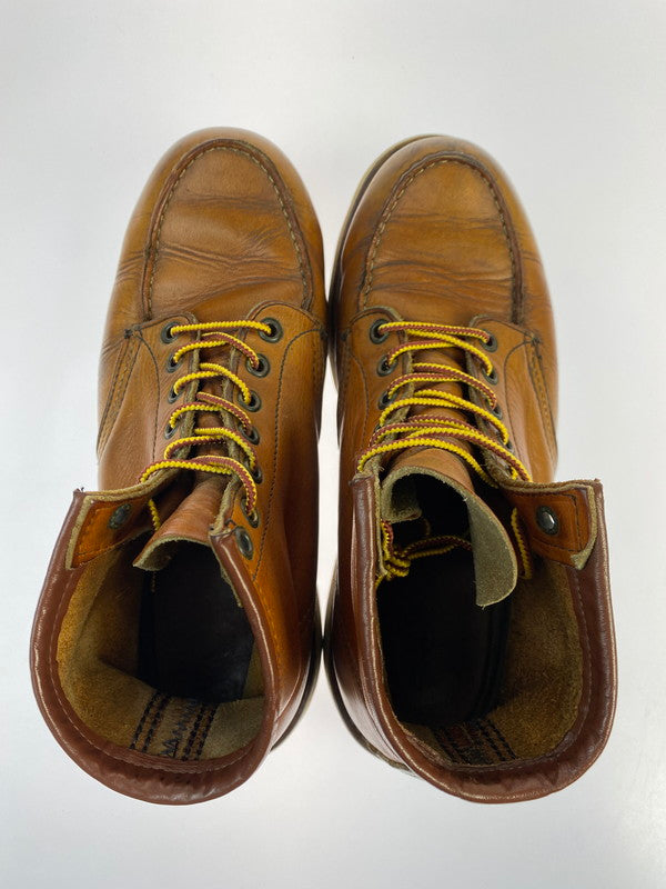 【中古品】【メンズ】 RED WING レッドウィング 875 6-INCH CLASSIC MOC TOE BOOTS IRISH SETTER 6インチ クラシックモックトゥー ブーツ アイリッシュセッター 犬刻印 革靴 164-251113-kk-24-min サイズ：9 D カラー：オロレガシー 万代Net店