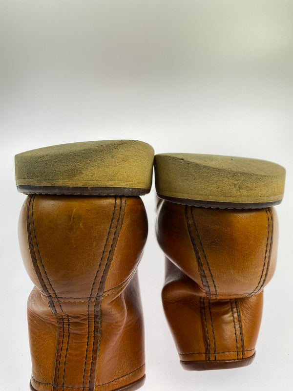 【中古品】【メンズ】 RED WING レッドウィング 875 6-INCH CLASSIC MOC TOE BOOTS IRISH SETTER 6インチ クラシックモックトゥー ブーツ アイリッシュセッター 犬刻印 革靴 164-251113-kk-24-min サイズ：9 D カラー：オロレガシー 万代Net店