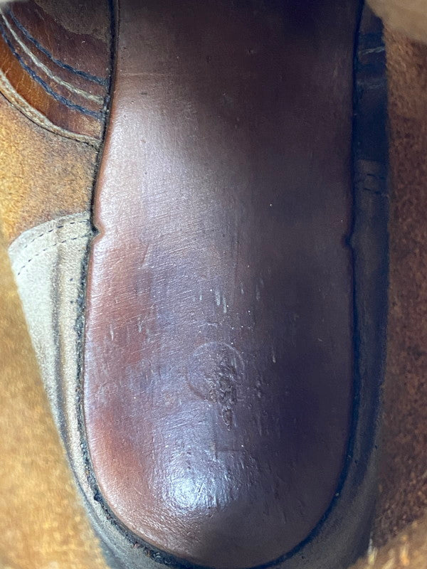 【中古品】【メンズ】 RED WING レッドウィング 875 6-INCH CLASSIC MOC TOE BOOTS IRISH SETTER 6インチ クラシックモックトゥー ブーツ アイリッシュセッター 犬刻印 革靴 164-251113-kk-24-min サイズ：9 D カラー：オロレガシー 万代Net店