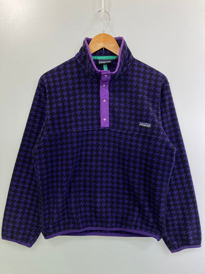 【中古品】【メンズ】 patagonia パタゴニア 千鳥格子 SNAP-T スナップティー トップス 144-251102-zi-30-min サイズ：S カラー：パープル系 万代Net店