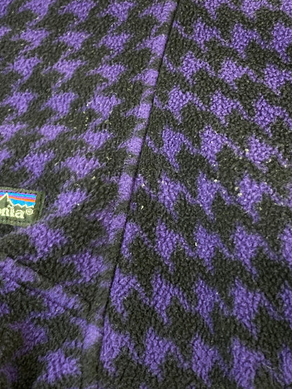 【中古品】【メンズ】 patagonia パタゴニア 千鳥格子 SNAP-T スナップティー トップス 144-251102-zi-30-min サイズ：S カラー：パープル系 万代Net店