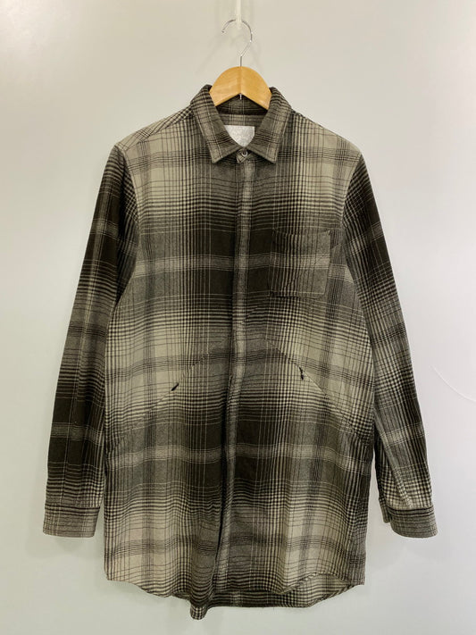 【中古品】【メンズ】 UNDERCOVER アンダーカバー F4410 10AW AVAKARETA LIFE期 GRADATION CHECK LS SHIRT カーディガンチェックシャツ トップス 140-251102-zi-02-min サイズ：3 万代Net店