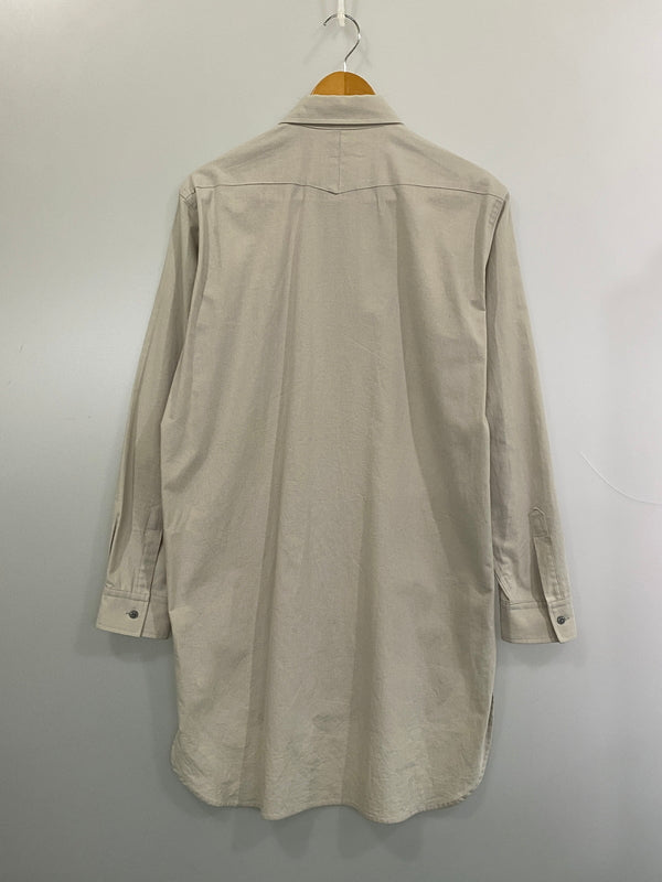 【中古品】【メンズ】 FACETASM ファセッタズム BASIC LONG SHIRT ベーシック ロング シャツ BQ-SH-M04 長袖 ロングスリーブ 140-260804-hu-16-min サイズ：00 カラー：ライトグレー系 万代Net店